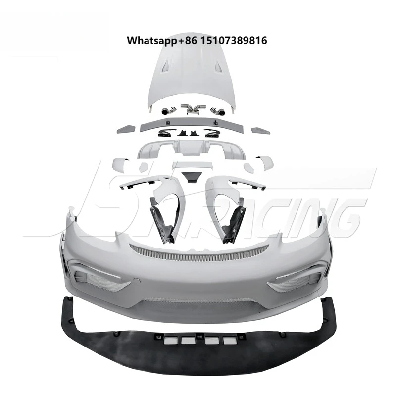 Fiber Glass Body Kits for 2016-2019 Cayman Boxster 718 Bodykit Upgrade to GT4 RS Style
Fiber Glass Body Kits for 2016-2019 Cayman Boxster 718 Bodykit Upgrade to GT4 RS Style