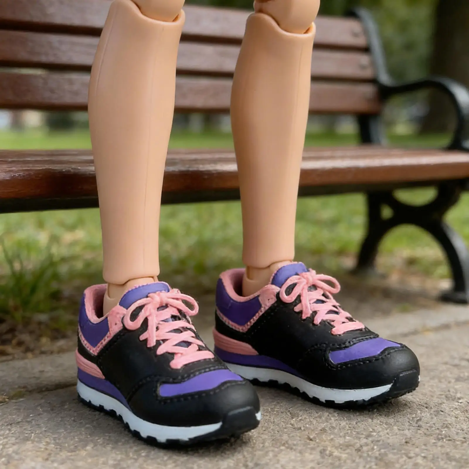 Mini Designer Sneakers PVC Soft Rubber Doll Shoes for 1/6 Scale Figure Dolls Daily Wear Accessories
Mini Designer Sneakers PVC Soft Rubber Doll Shoes for 1/6 Scale Figure Dolls Daily Wear Accessories