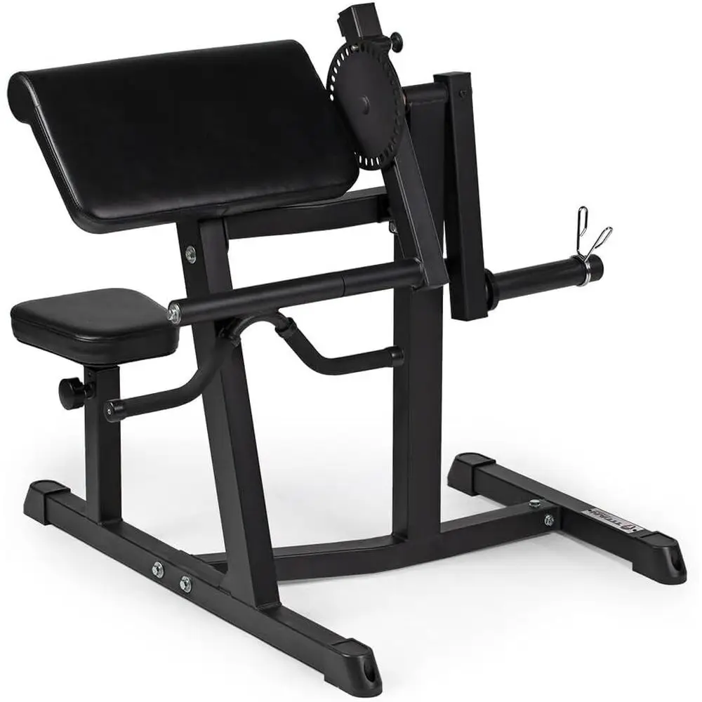 Plate-Loaded Curl and Tricep Extension Machine, 220 LB Capacity, Deluxe Arm Workout Equipment
Plate-Loaded Curl and Tricep Extension Machine, 220 LB Capacity, Deluxe Arm Workout Equipment