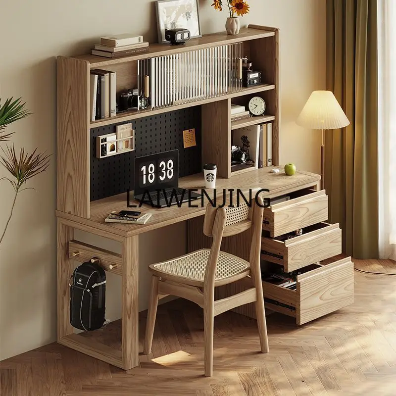SGF solid wood one-piece desk cabinet integrated home learning and writing computer table
SGF solid wood one-piece desk cabinet integrated home learning and writing computer table