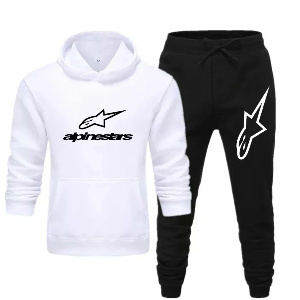 Autumn and winter men's casual sports jogging hoodie European size suit fashion printed coat + sweatpants two-piece set
Autumn and winter men's casual sports jogging hoodie European size suit fashion printed coat + sweatpants two-piece set