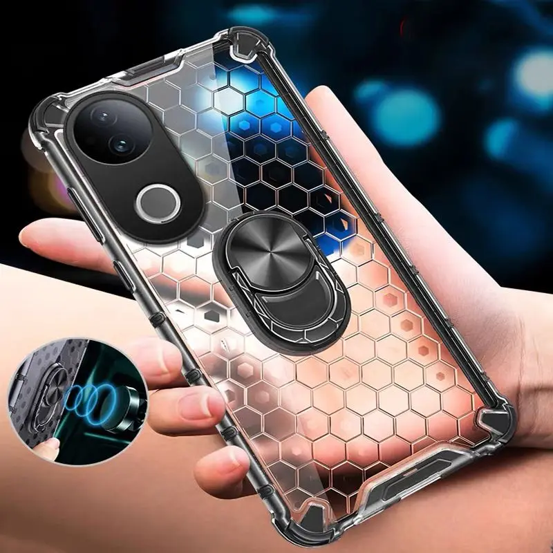 For VIVO V50 Pro 5G V 50 VIVO Case Metal Ring Clear Airbag Protect Hard Shell For VIVO V50 Pro 50 V 50 pro 5G Back Cover
For VIVO V50 Pro 5G V 50 VIVO Case Metal Ring Clear Airbag Protect Hard Shell For VIVO V50 Pro 50 V 50 pro 5G Back Cover