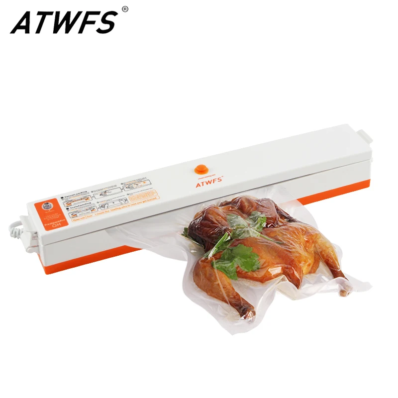 ATWFS Vacuum Sealer Packing Machine Sealing Portable Food Vaccum Sealer Kitchen Packer with 15pcs Vacuum Bag for Food Saver
ATWFS Vacuum Sealer Packing Machine Sealing Portable Food Vaccum Sealer Kitchen Packer with 15pcs Vacuum Bag for Food Saver