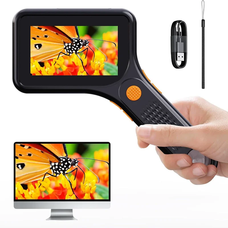 Digital Microscope for Adults 500X Handheld Pocket USB Microscope with 3 Inch HD Screen Portable Coin Magnifier with 8 Adjustabl
Digital Microscope for Adults 500X Handheld Pocket USB Microscope with 3 Inch HD Screen Portable Coin Magnifier with 8 Adjustabl