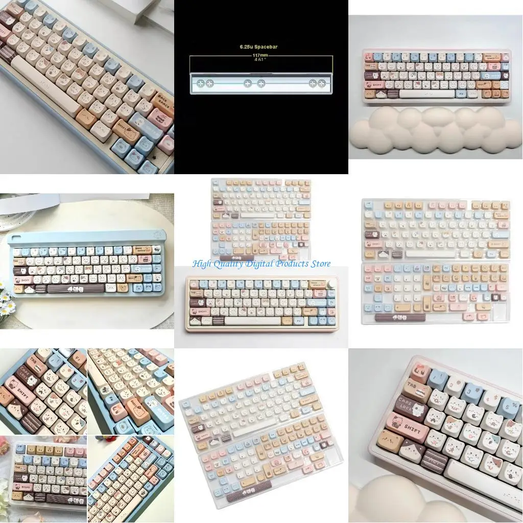 U2JE 140Keys KeyCaps Cartoon Sea Salt Kitten Pbt Cap Set усиливает опыт печати для механической настраиваемой клавиатуры
U2JE 140Keys KeyCaps Cartoon Sea Salt Kitten Pbt Cap Set усиливает опыт печати для механической настраиваемой клавиатуры