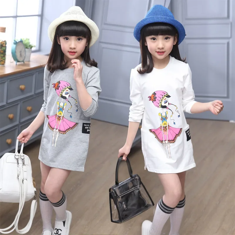 2024 Korean Spring Autumn Children Girl Long Sleeved Toddler Girl Dresses Elementary Girl Pullover Sweatshirt O-neck Tops
2024 Korean Spring Autumn Children Girl Long Sleeved Toddler Girl Dresses Elementary Girl Pullover Sweatshirt O-neck Tops