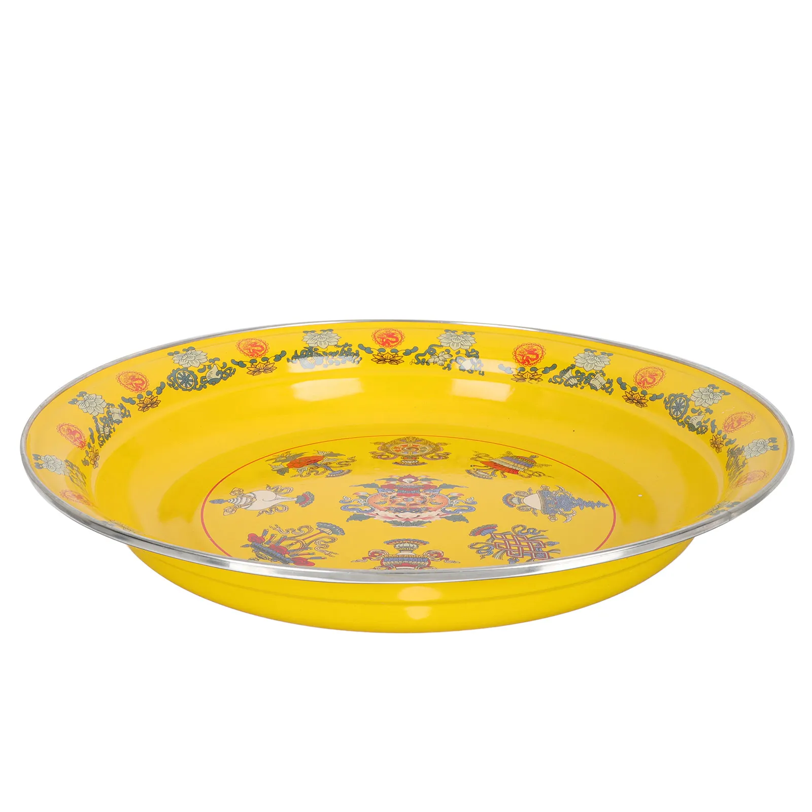 Heat Resistant Enamelware Plate Snack Fruit Food Serving Plates Dessert Bowl Pan Colored Printing Smooth Line Delicate Vintage
Heat Resistant Enamelware Plate Snack Fruit Food Serving Plates Dessert Bowl Pan Colored Printing Smooth Line Delicate Vintage
