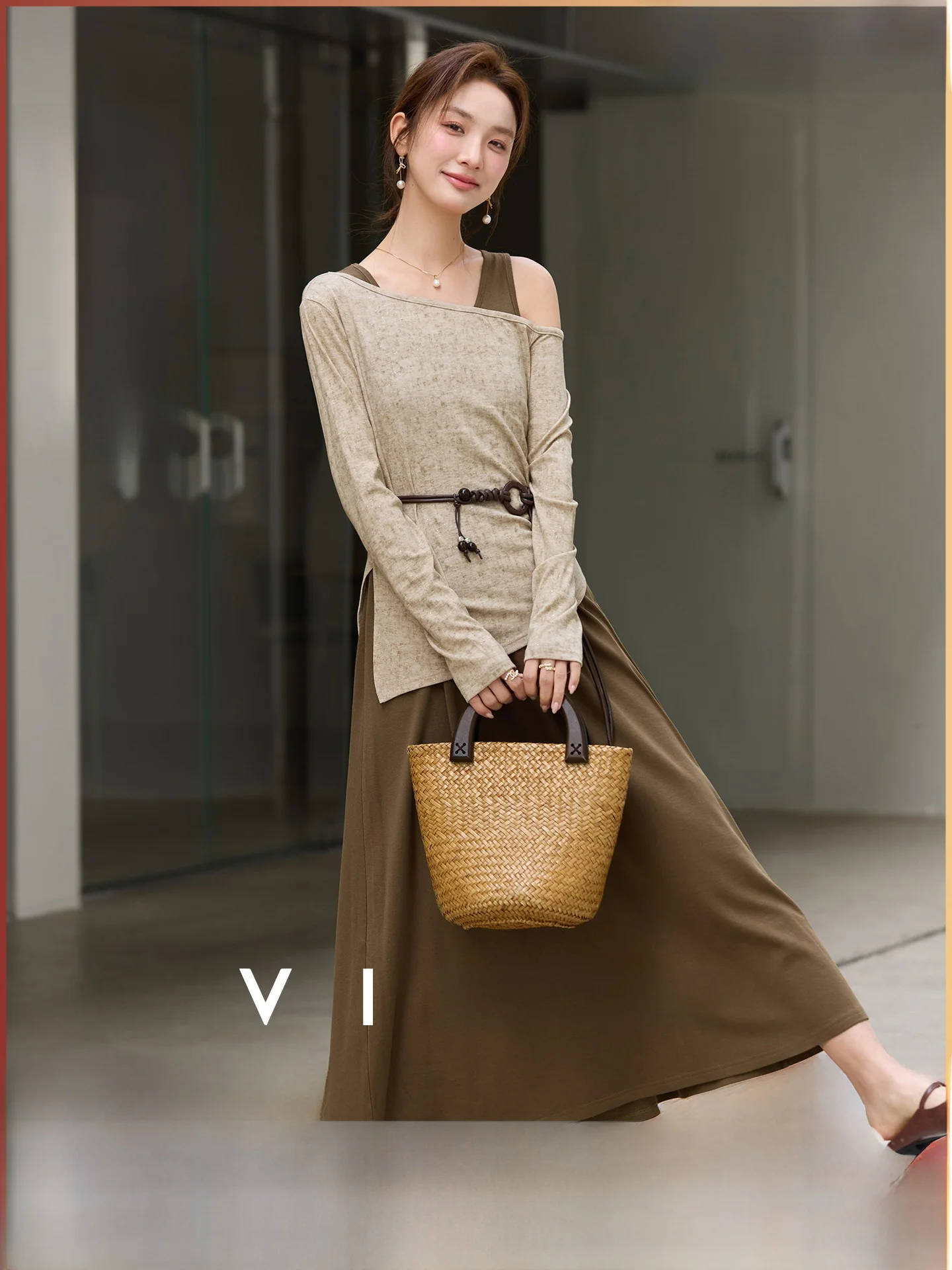 Ele Commute Set Women's Spring 2026 New One-oulder Dr Two-Piece Set Casual Sle Long Sve Polyester Fiber
Ele Commute Set Women's Spring 2026 New One-oulder Dr Two-Piece Set Casual Sle Long Sve Polyester Fiber