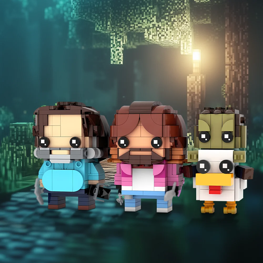 Moc Steve Garrett&Chicken Jockey Brickheadz Building Blocks-Pixel Style Figure Model Kit Game Movie Inspired Bricks Set Kid Toys
Moc Steve Garrett&Chicken Jockey Brickheadz Building Blocks-Pixel Style Figure Model Kit Game Movie Inspired Bricks Set Kid Toys