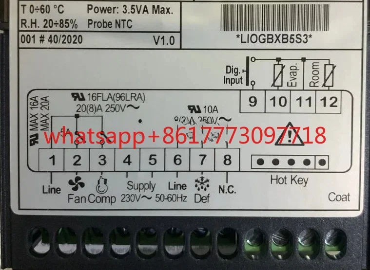 Electronic Temperature Controller Cold Storage Thermostat Refrigerator Temperature Controller
Electronic Temperature Controller Cold Storage Thermostat Refrigerator Temperature Controller