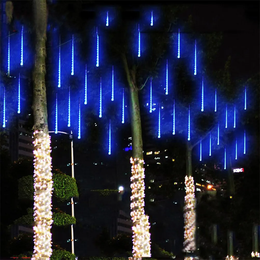 Meteor Shower Lights 30Cm Blue Waterproof Falling String Lights For Christmas Wedding Party Holiday Lighting Decoration
Meteor Shower Lights 30Cm Blue Waterproof Falling String Lights For Christmas Wedding Party Holiday Lighting Decoration