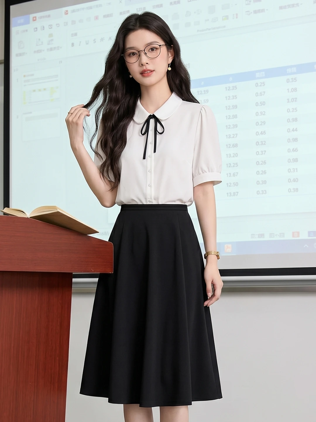 White Slim Fit Short Sleeve Doll Collar Shirt for Women Summer New Style Commute Simple Professional Interview Blouse
White Slim Fit Short Sleeve Doll Collar Shirt for Women Summer New Style Commute Simple Professional Interview Blouse