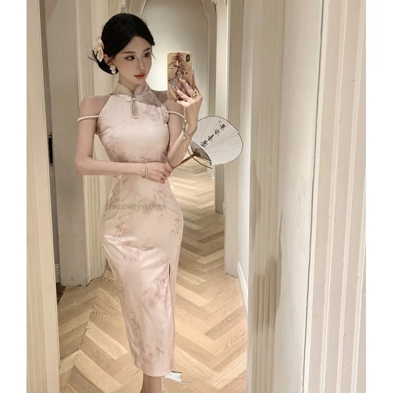 Spring Summer New Chinese Style Women Stamping Qipao Jacquard Slim Cheongsam Women Sexy Qipao Dress Vintage Clothing
Spring Summer New Chinese Style Women Stamping Qipao Jacquard Slim Cheongsam Women Sexy Qipao Dress Vintage Clothing