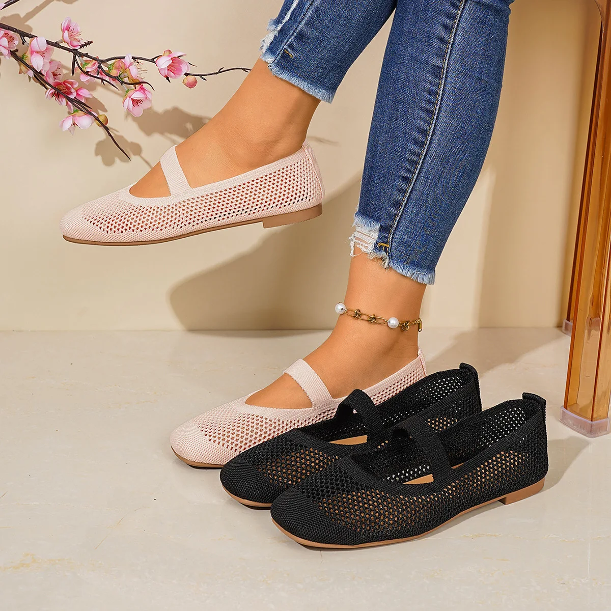 Women Flats Shoes Slip on Foldable Loafers for Women Square Toe Single Shoes Hollow Out Fashion Mom Casual Shoes for Ladies
Women Flats Shoes Slip on Foldable Loafers for Women Square Toe Single Shoes Hollow Out Fashion Mom Casual Shoes for Ladies