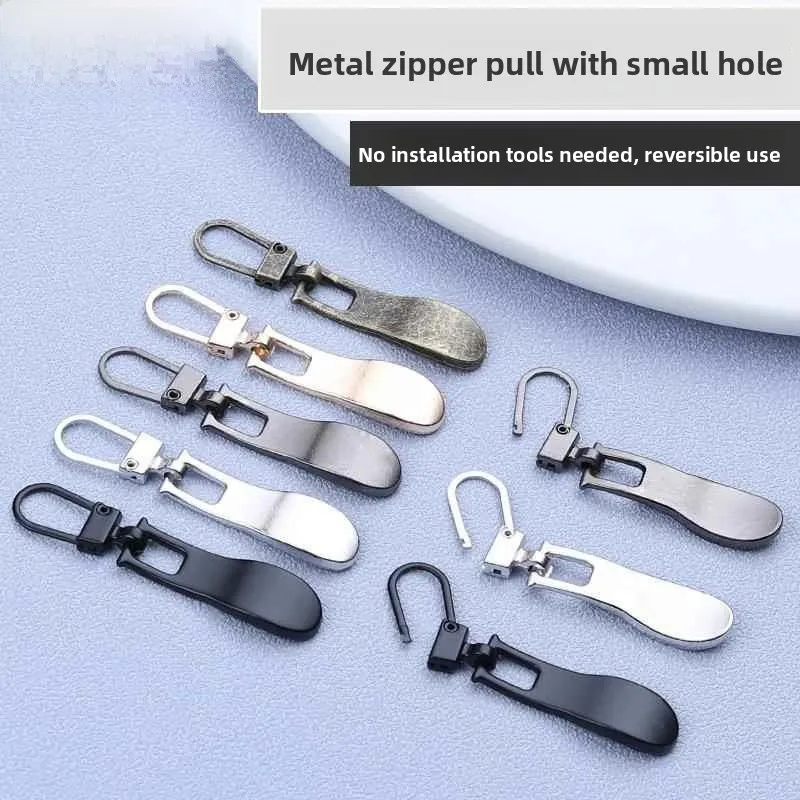 Detachable Metal Zipper Pulls Heads Pendants for Bags Boots Shoes Clothes Universal Repair Tools DIY Sewing Accessories
Detachable Metal Zipper Pulls Heads Pendants for Bags Boots Shoes Clothes Universal Repair Tools DIY Sewing Accessories