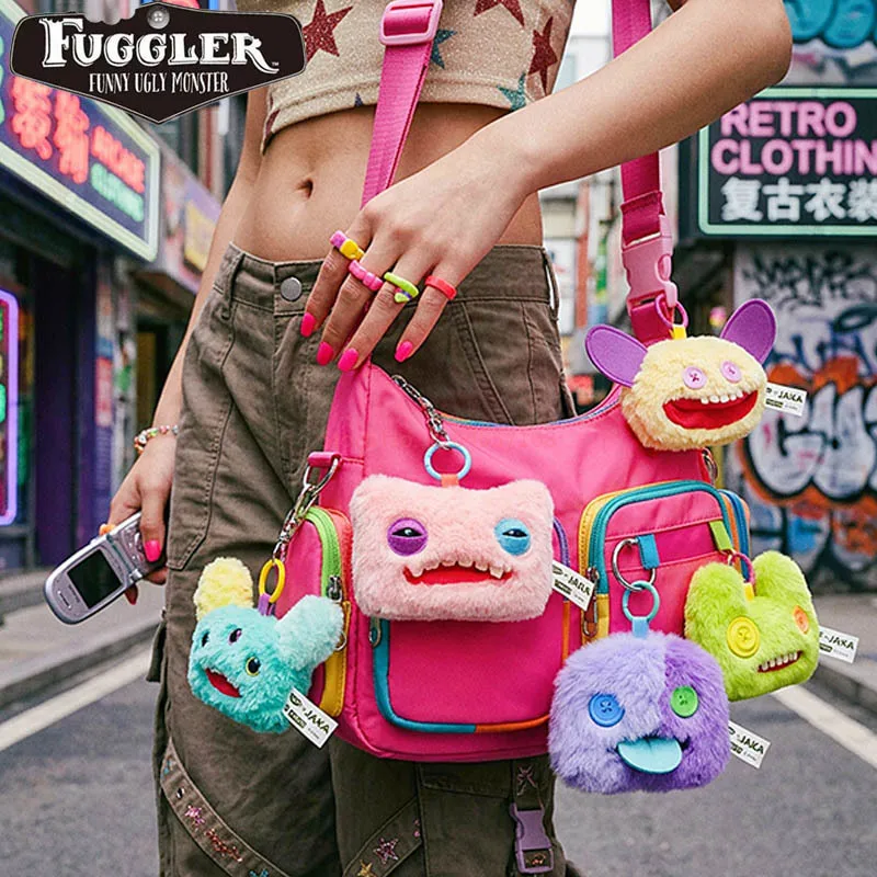 Fuggler Mr Buttons Screech Black Monster Plushie Crossbody Bag - Trendy Stuffed Plush Shoulder Fashion Ornament Gift for Anime
Fuggler Mr Buttons Screech Black Monster Plushie Crossbody Bag - Trendy Stuffed Plush Shoulder Fashion Ornament Gift for Anime