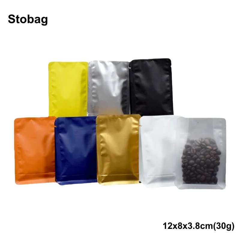 StoBag 200 шт., оптовая продажа, 30 г, цветная упаковочная сумка для кофейных зерен, без клапана, маленькая алюминиевая фольга, термосваривание для мешка для хранения порошка
StoBag 200 шт., оптовая продажа, 30 г, цветная упаковочная сумка для кофейных зерен, без клапана, маленькая алюминиевая фольга, термосваривание для мешка для хранения порошка