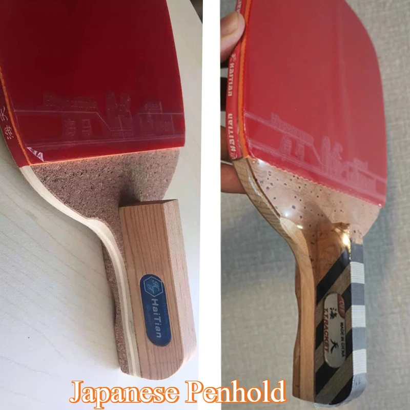 Haitian Japanese Penhold Table Tennis Blade 8mm/9mm Chinese Fir/hinoki Wood Professional Ping Pong Bat Paddle with HAIFU Rubber
Haitian Japanese Penhold Table Tennis Blade 8mm/9mm Chinese Fir/hinoki Wood Professional Ping Pong Bat Paddle with HAIFU Rubber