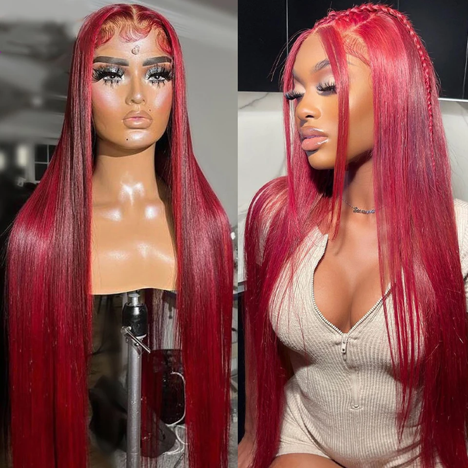 Ombre Red Colored Straight 13x4x1 Lace Part Human Hair Wigs Clearance Sale For Women 180 Density Transparent Lace Do Middle Part
Ombre Red Colored Straight 13x4x1 Lace Part Human Hair Wigs Clearance Sale For Women 180 Density Transparent Lace Do Middle Part