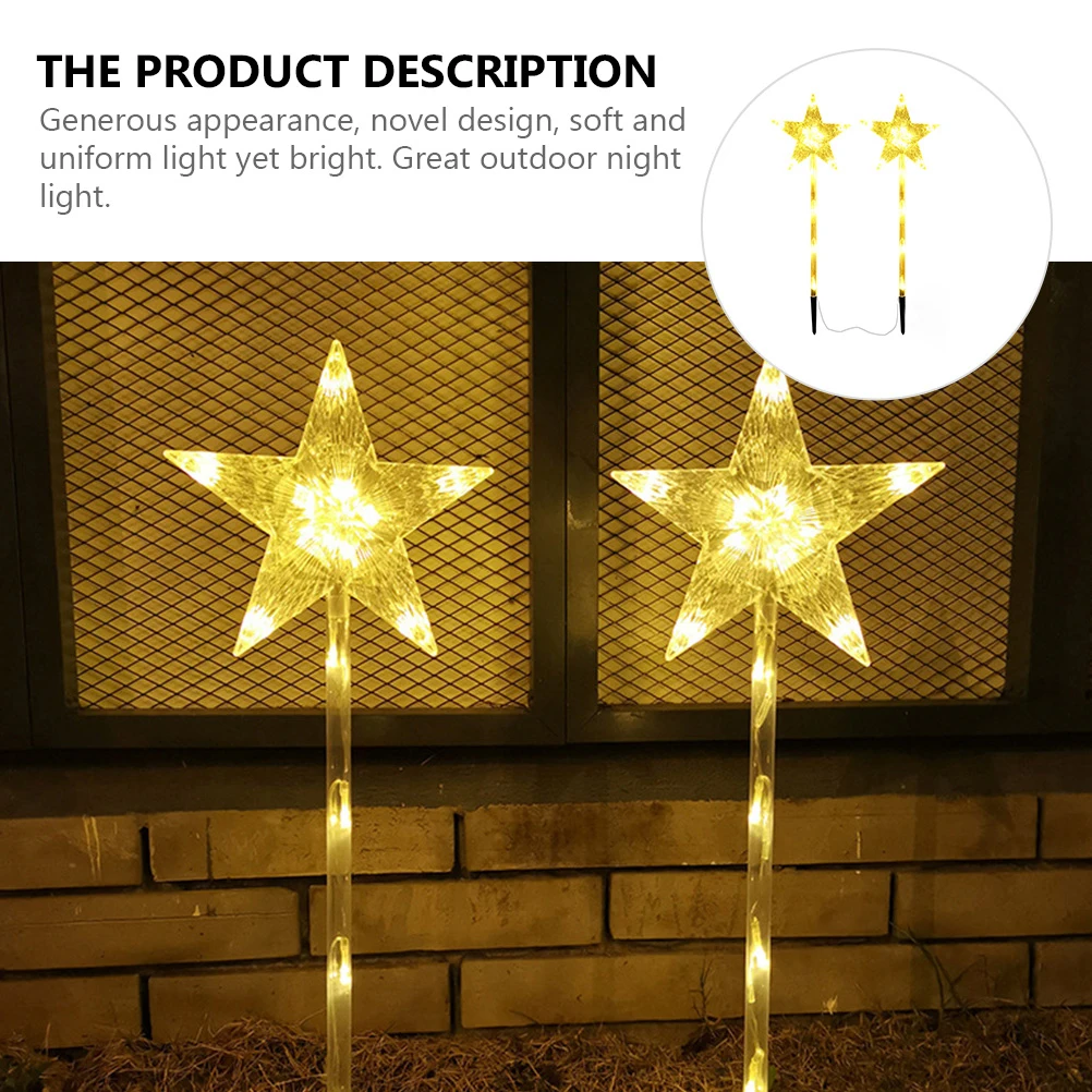 Solar Star Light Plastic LED Solar Panel Stake Lamp for Garden Yard Pathway Outdoor Christmas Decor L Lighting
Solar Star Light Plastic LED Solar Panel Stake Lamp for Garden Yard Pathway Outdoor Christmas Decor L Lighting