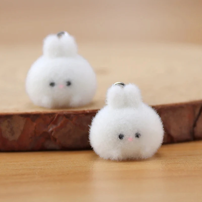 20Pcs 3D Mini Flocking Cartoon Rabbit Resin Charms Mini Plush Animal Pendant For Earring DIY Crafts Jewelry Make Bag Decoration
20Pcs 3D Mini Flocking Cartoon Rabbit Resin Charms Mini Plush Animal Pendant For Earring DIY Crafts Jewelry Make Bag Decoration