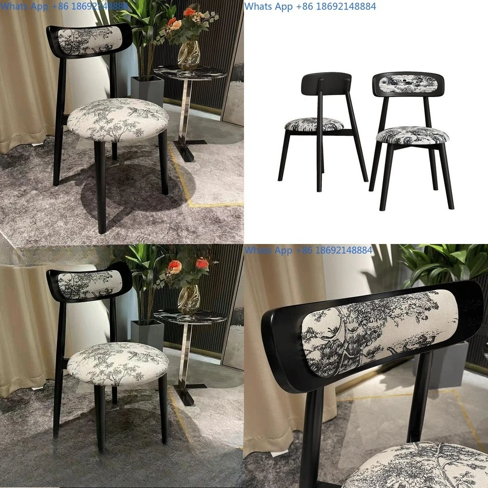 Wooden Dining Chair Modern Simple Retro Backrest Chair Luxury Home Use
Wooden Dining Chair Modern Simple Retro Backrest Chair Luxury Home Use