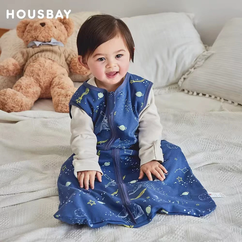 Baby Vest With Round Base Sleeping Sack Summer Version Anti-Startle Round Base Loose And Not Binding Baby Bedding 
Baby Vest With Round Base Sleeping Sack Summer Version Anti-Startle Round Base Loose And Not Binding Baby Bedding