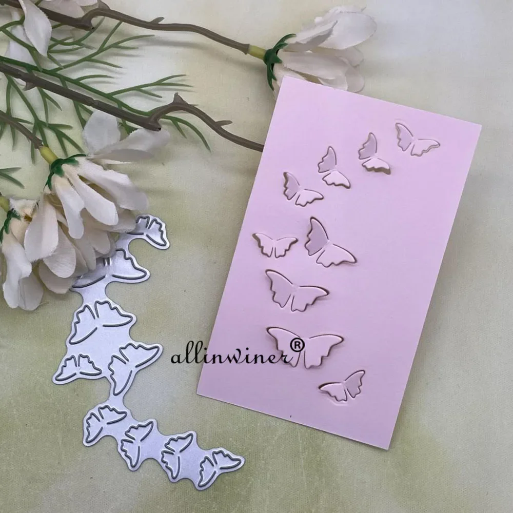 Металлические вырубные формы-трафареты с изображением бабочек для скрапбукинга, декоративного тиснения и рукоделия
Металлические вырубные формы-трафареты с изображением бабочек для скрапбукинга, декоративного тиснения и рукоделия