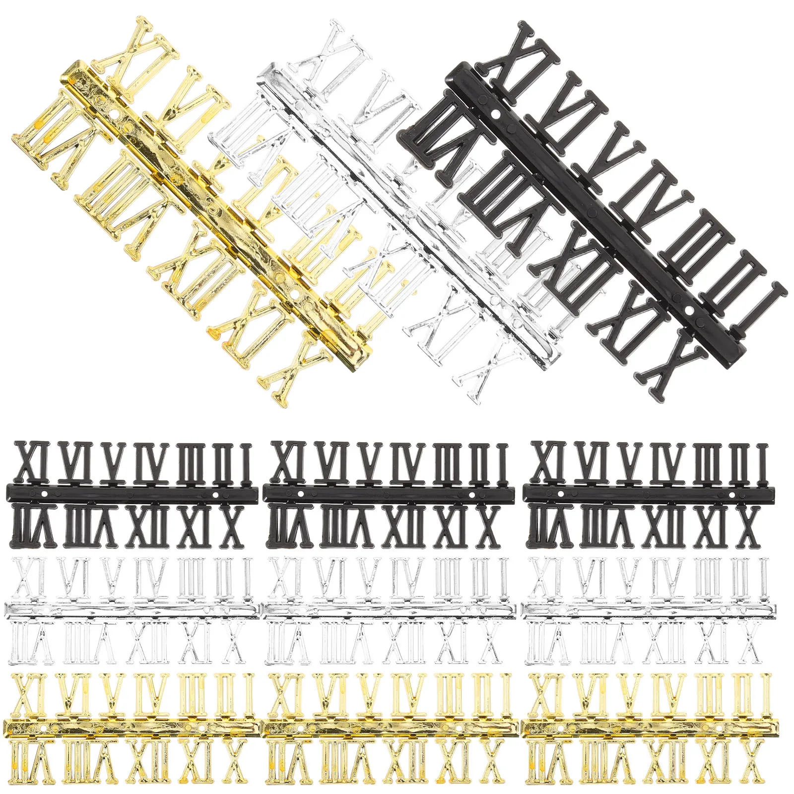 12 Pcs Roman Numerals Card Replacement Clock Number Numbers for Clocks Diy Wall Dial Kit
12 Pcs Roman Numerals Card Replacement Clock Number Numbers for Clocks Diy Wall Dial Kit