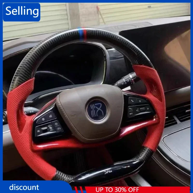 For BYD Atto3 YUAN SONG DOLPHIN Han Carbon Texture Steering Wheel Modification Auto Accessories
For BYD Atto3 YUAN SONG DOLPHIN Han Carbon Texture Steering Wheel Modification Auto Accessories