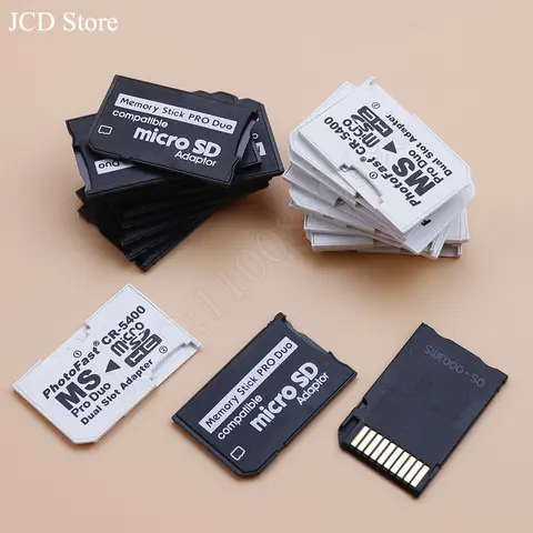 1 piece  Memory Card Adapter Micro SD to Memory Stick Adapter For PSP Sopport Class10 Micro SD 2GB 4GB 8GB 16GB 32GB