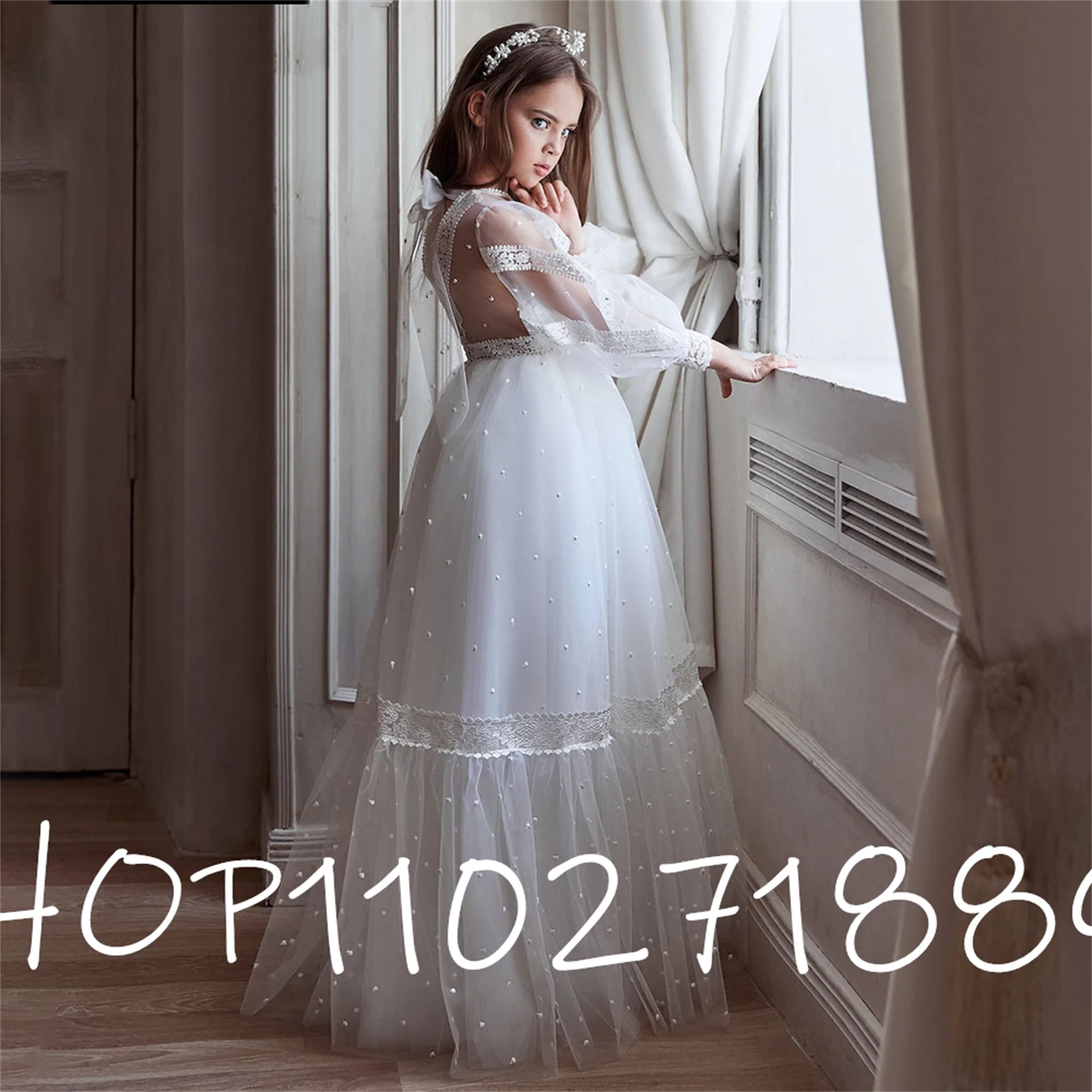 Ivory Flower Girl Dresses O-Neck Baby Girl Dress Lace Puffy Dresses For Girl Kids Birthday Party Gown First Communion
Ivory Flower Girl Dresses O-Neck Baby Girl Dress Lace Puffy Dresses For Girl Kids Birthday Party Gown First Communion