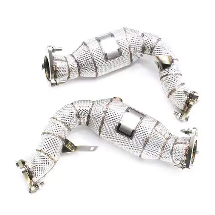 OBM Exhaust Catalytic Converter Downpipe for AI S4/S5 B8 304 Stainless Steel Exhaust Pipes Automobile Car Exhaust System
OBM Exhaust Catalytic Converter Downpipe for AI S4/S5 B8 304 Stainless Steel Exhaust Pipes Automobile Car Exhaust System