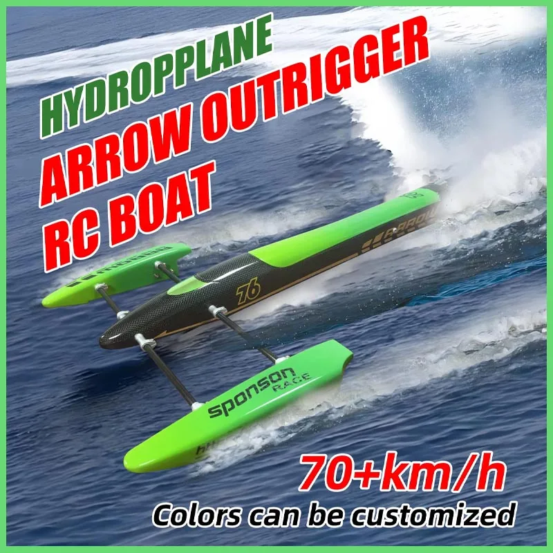 ZYHOBBY Arrow Outrigger Hydroplane RC Boat 70+km/h Brushless SSS 2960 Motor 120A Waterproof ESC Fiberglass Racing Boat Toy Gift
ZYHOBBY Arrow Outrigger Hydroplane RC Boat 70+km/h Brushless SSS 2960 Motor 120A Waterproof ESC Fiberglass Racing Boat Toy Gift