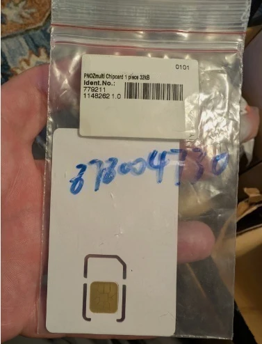 Brand New Original 1 piece for chip card 779211 electronic components with 32kB memory Fast delivery
Brand New Original 1 piece for chip card 779211 electronic components with 32kB memory Fast delivery