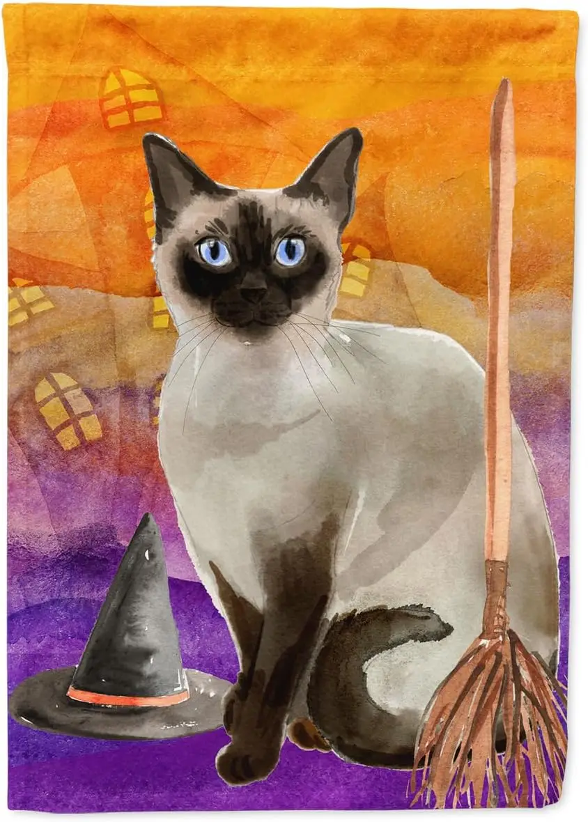 Caroline's Treasures CK3189GF Siamese Halloween Garden Flag Mailbox Flag Decorative Yard Flag Outside Patio Artwork Y
Caroline's Treasures CK3189GF Siamese Halloween Garden Flag Mailbox Flag Decorative Yard Flag Outside Patio Artwork Y