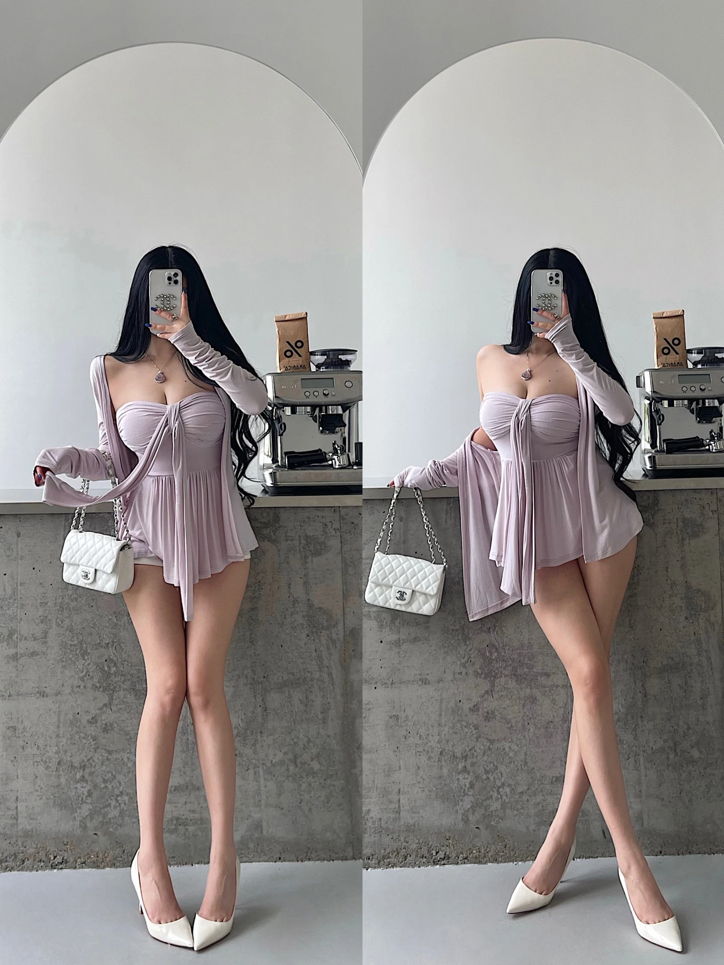Сексуальный комплект Pure Desire: топ-бралетт с длинными рукавами и вставками для груди, плиссированный кардиган с завязками на спине для молодых девушек
Сексуальный комплект Pure Desire: топ-бралетт с длинными рукавами и вставками для груди, плиссированный кардиган с завязками на спине для молодых девушек