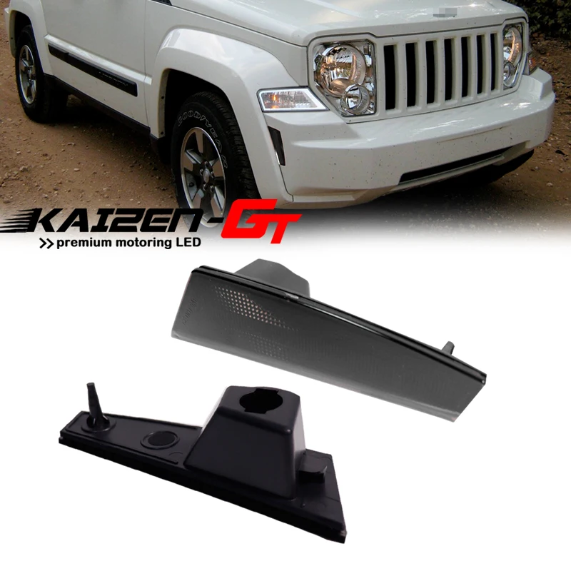 2PCS Smoked Lens Car Front Bumper Side Marker Indicator Light Cover Housings Kit For 2008-2012 Jeep Liberty Fender Flare Light
2PCS Smoked Lens Car Front Bumper Side Marker Indicator Light Cover Housings Kit For 2008-2012 Jeep Liberty Fender Flare Light
