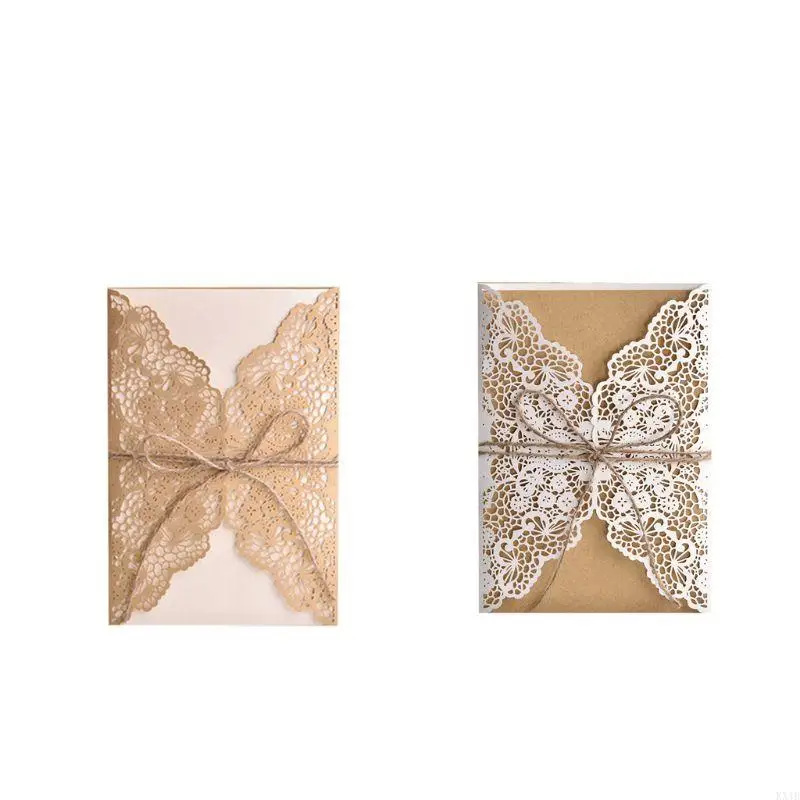 KX4B 50 Pcs Stylish Wedding Invitation Card for Engagement Bridal Shower Party Invite
KX4B 50 Pcs Stylish Wedding Invitation Card for Engagement Bridal Shower Party Invite