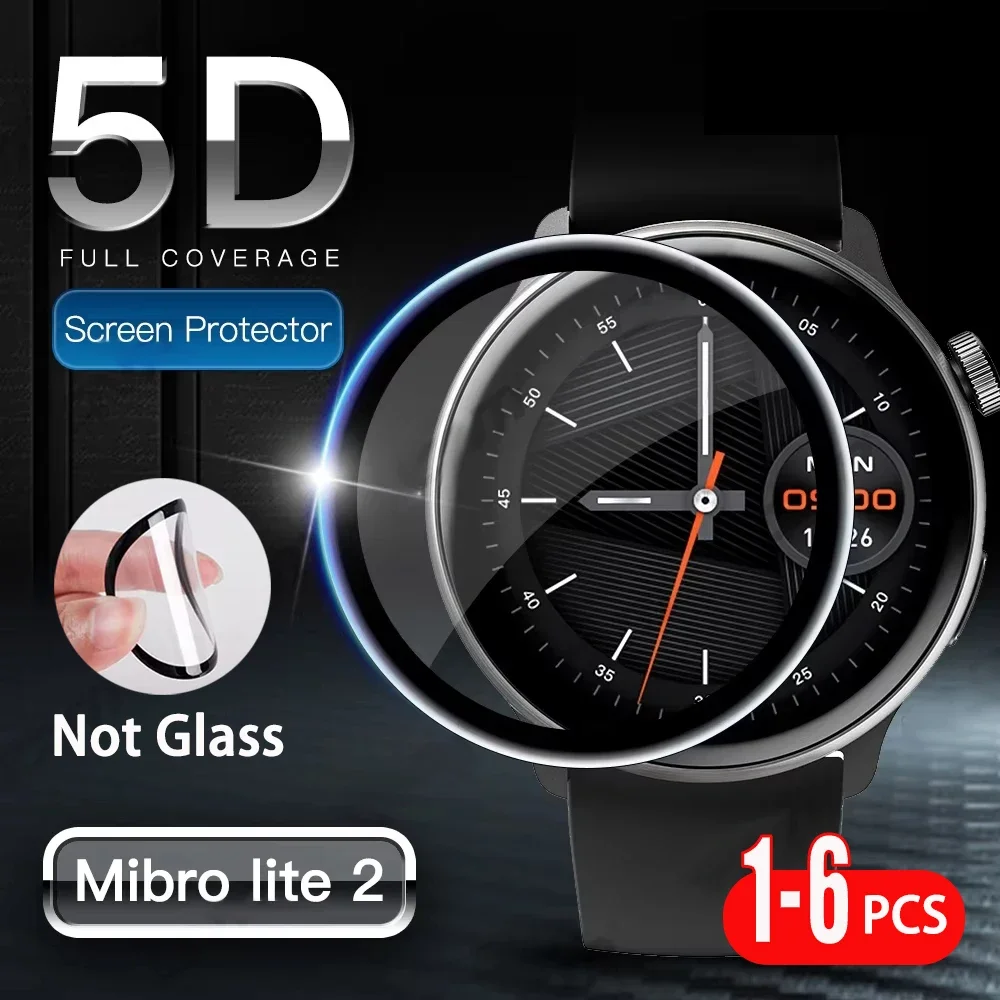 Защитная пленка для Mibro Lite 2, защитная пленка для экрана, мягкая пленка против царапин, HD-чехол с изогнутыми краями для Mibro Lite, аксессуары для часов
Защитная пленка для Mibro Lite 2, защитная пленка для экрана, мягкая пленка против царапин, HD-чехол с изогнутыми краями для Mibro Lite, аксессуары для часов