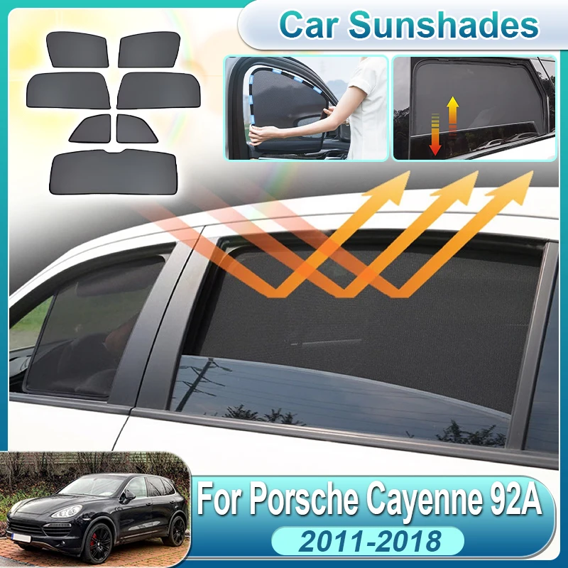 For Porsche Cayenne Accesorios E2 92A 2011-2018 Anti-UV Car Sun Visor Cover Magnetic Curtain Mesh Rear Sunshade Auto Accessories
For Porsche Cayenne Accesorios E2 92A 2011-2018 Anti-UV Car Sun Visor Cover Magnetic Curtain Mesh Rear Sunshade Auto Accessories
