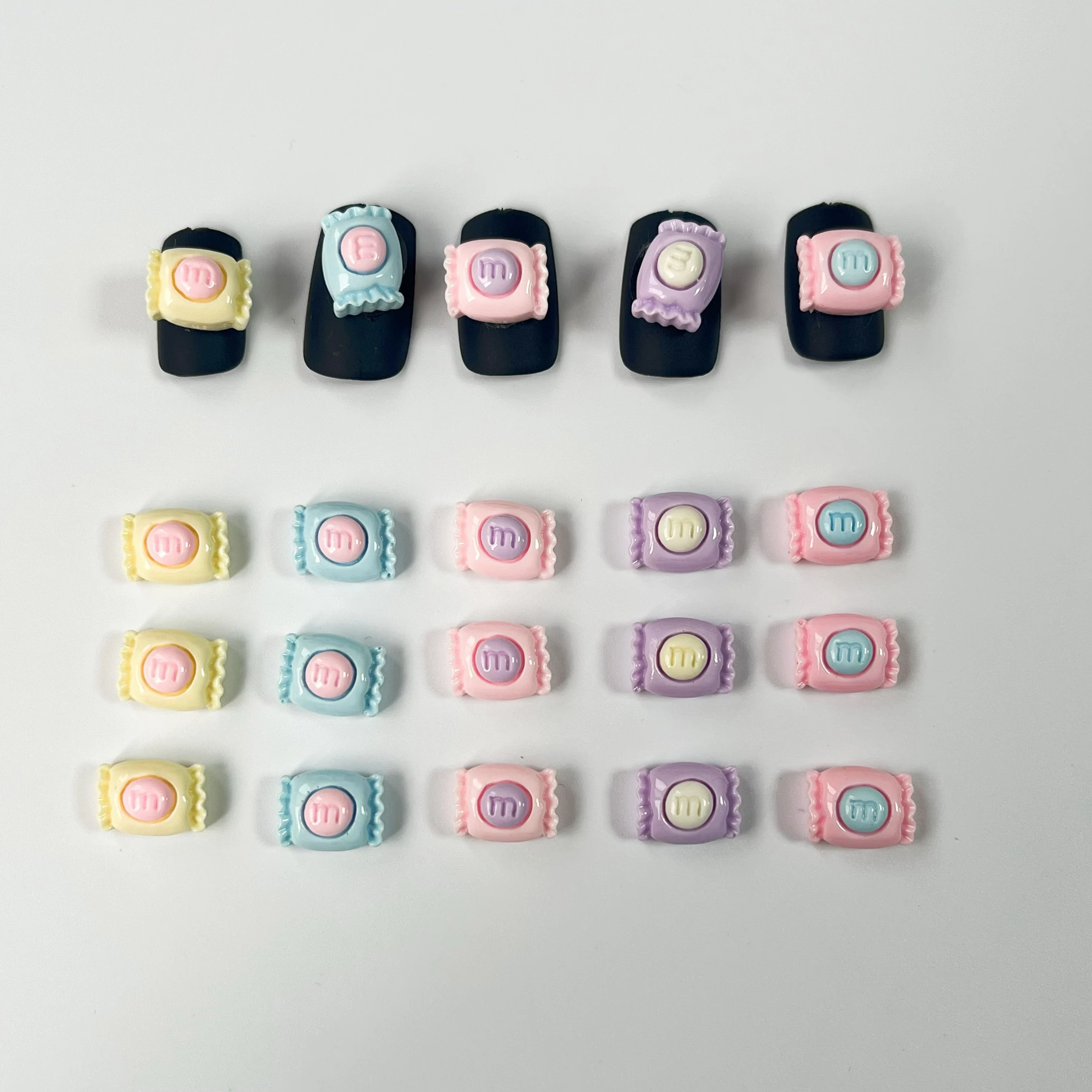 40Pcs 3D Kawaii Cartoon M Candy Macaron Color Music Note Bow Cute French Arylic Coffin Nail Art Junk Case Decoration Charms
40Pcs 3D Kawaii Cartoon M Candy Macaron Color Music Note Bow Cute French Arylic Coffin Nail Art Junk Case Decoration Charms