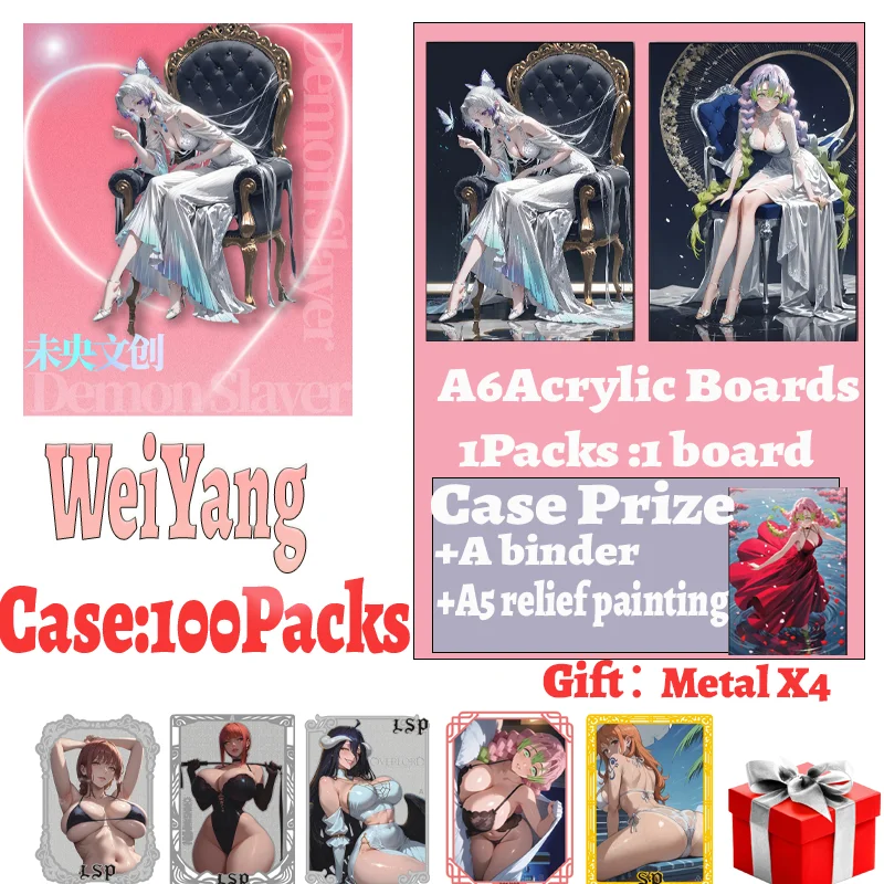 2025 Newest WeiYang Demon Slayer A6 Boards Nezuko Shinobu Japanese Anime Kimetsu Yaiba Booster Box Tcg Card Toy Hobbies Gifts
2025 Newest WeiYang Demon Slayer A6 Boards Nezuko Shinobu Japanese Anime Kimetsu Yaiba Booster Box Tcg Card Toy Hobbies Gifts