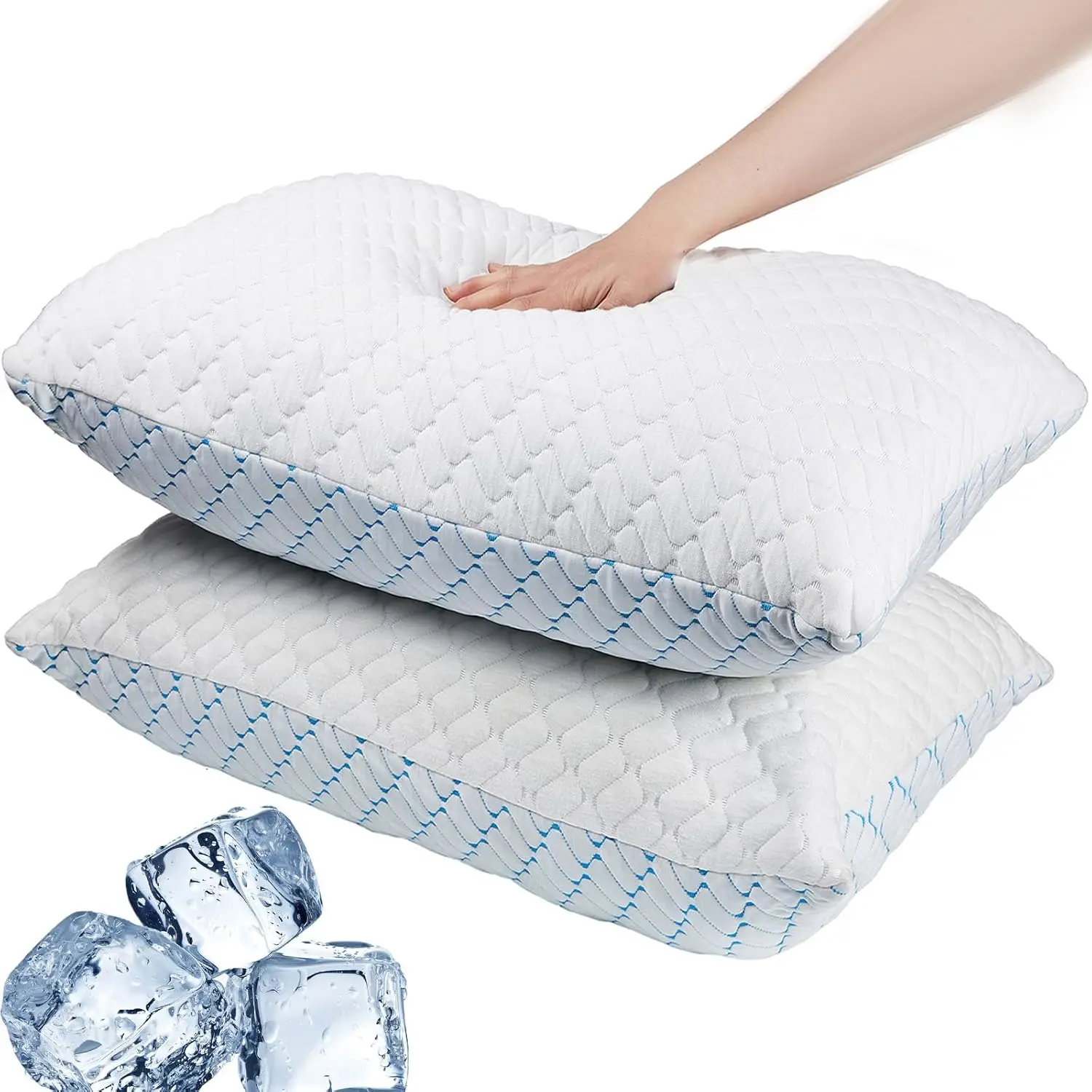 King Size Memory Foam Pillow Set of 2, Adjustable Cooling Firm Support for All Sleepers with Washable Cover
King Size Memory Foam Pillow Set of 2, Adjustable Cooling Firm Support for All Sleepers with Washable Cover