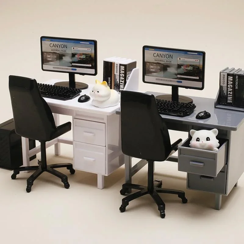 1 комплект, масштаб 1/12, миниатюрный комплект мебели для кукольного домика с компьютерной клавиатурой, настольный стул, миниатюрная модель сцены, домашний декор для кабинета
1 комплект, масштаб 1/12, миниатюрный комплект мебели для кукольного домика с компьютерной клавиатурой, настольный стул, миниатюрная модель сцены, домашний декор для кабинета