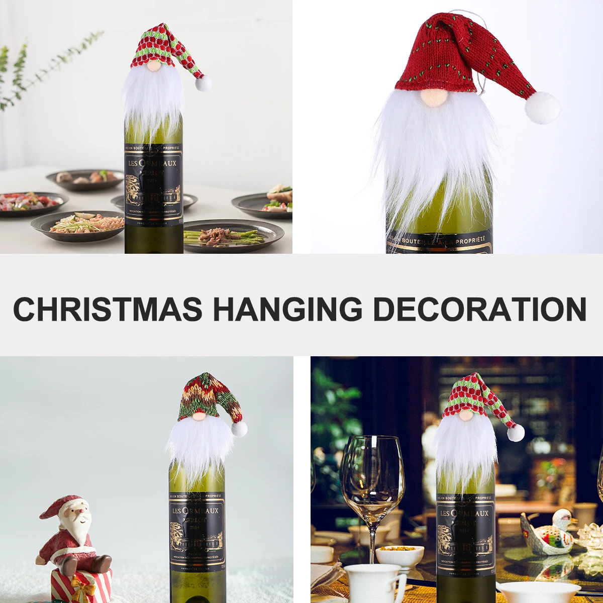 3pcs Faceless Bottle Covers Christmas Pendant Decoration Indoor Holiday Party Home Hanging Supplies for Gift Candy
3pcs Faceless Bottle Covers Christmas Pendant Decoration Indoor Holiday Party Home Hanging Supplies for Gift Candy
