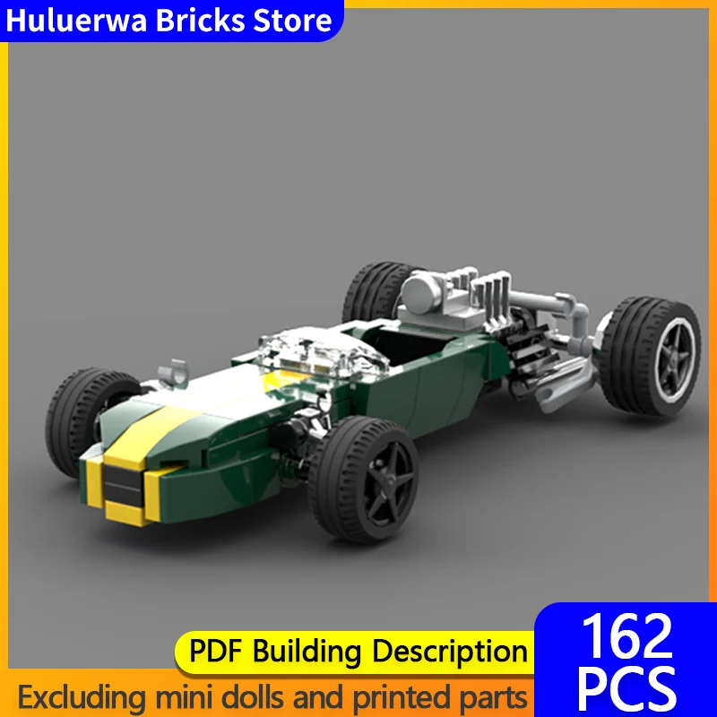 Модель скоростного гоночного автомобиля MOC, строительные кирпичи 49 F1, формула 1, гоночная модульная технология, подарки, праздник, сборка, детские игрушки, костюм
Модель скоростного гоночного автомобиля MOC, строительные кирпичи 49 F1, формула 1, гоночная модульная технология, подарки, праздник, сборка, детские игрушки, костюм