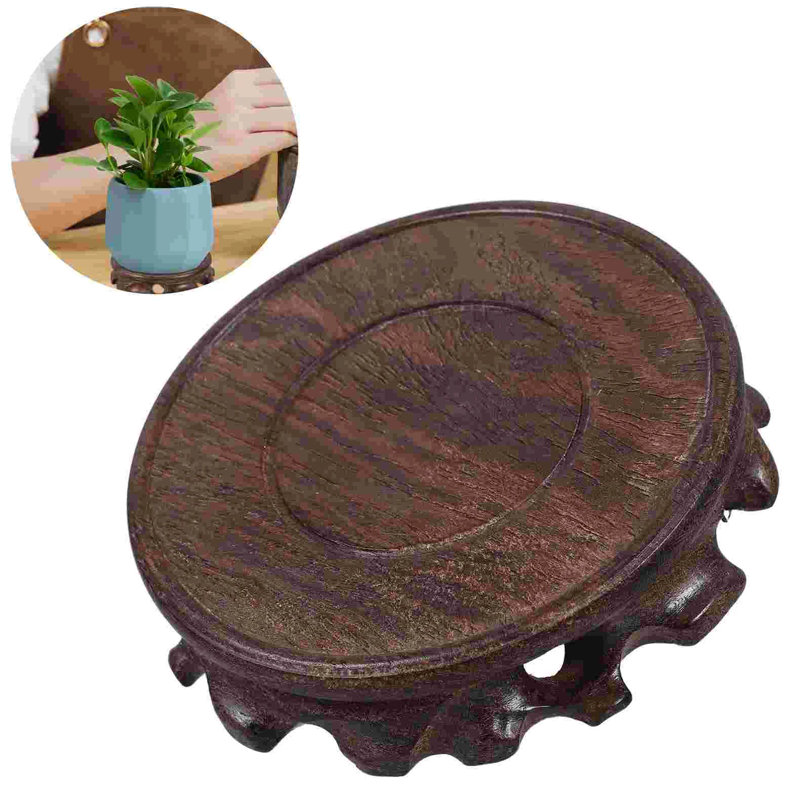 Flower Pot Base Holder Small Wood Stand for Counter Round Tray Vases Display Wooden Plant Oriental
Flower Pot Base Holder Small Wood Stand for Counter Round Tray Vases Display Wooden Plant Oriental