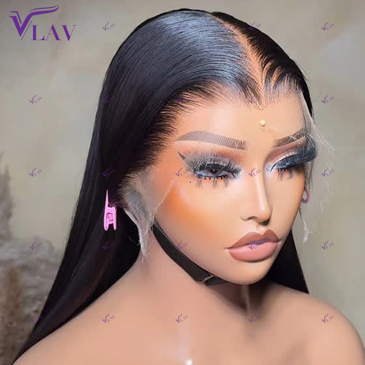 Lagos Hairline 40 42 Inch Silky Straight 450 Density Glueless Wigs Human Hair 13x4 HD Lace Frontal Wig Preplucked Ready To Wear
Lagos Hairline 40 42 Inch Silky Straight 450 Density Glueless Wigs Human Hair 13x4 HD Lace Frontal Wig Preplucked Ready To Wear