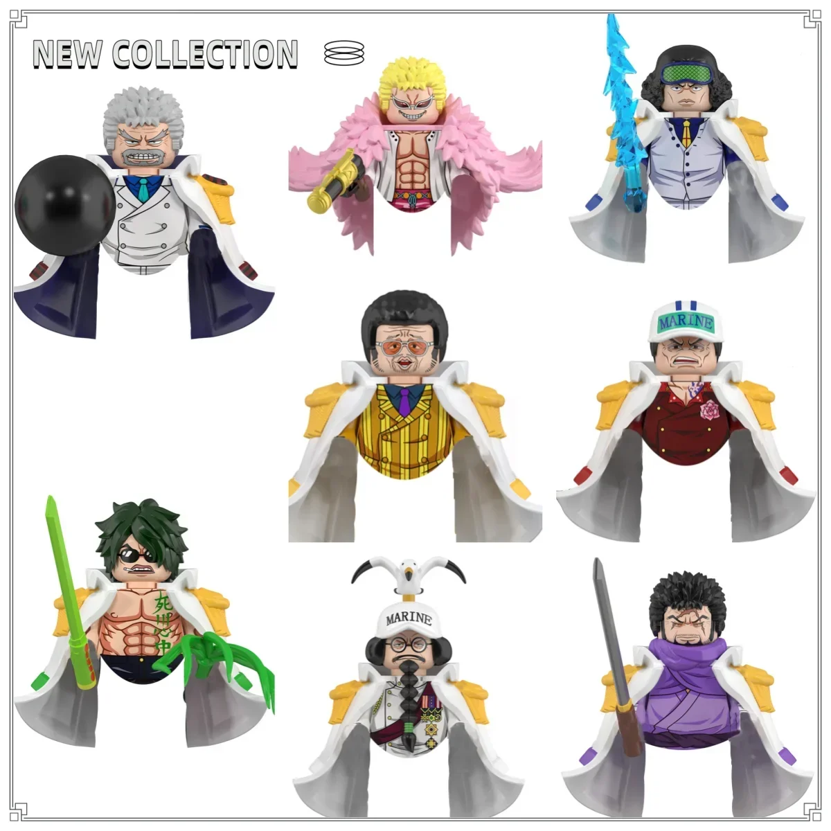 One Piece Japanese anime WM6187 Monchi D. Karp Kohza block toy Puzzle toy Mini anime character building block gift
One Piece Japanese anime WM6187 Monchi D. Karp Kohza block toy Puzzle toy Mini anime character building block gift